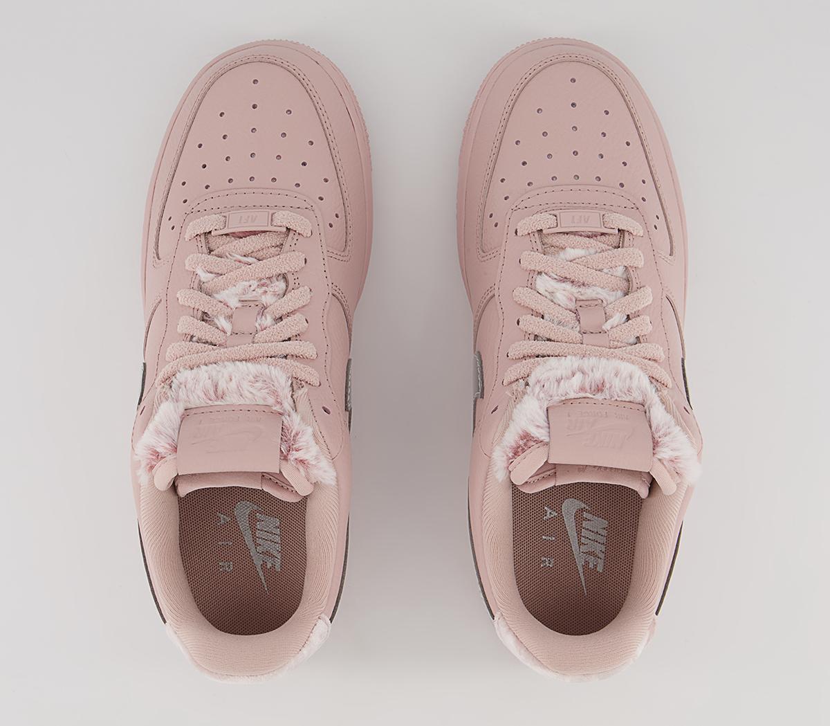 Nike Air Force 1 07 Trainers Pink Oxford - Nike Air Force 1