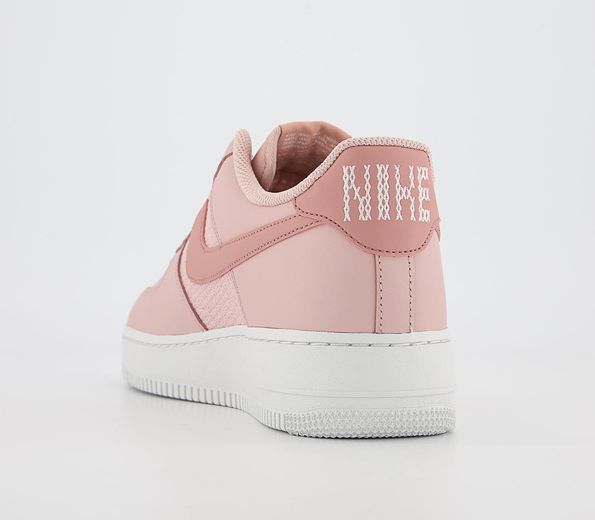 Nike Air Force 1 07 Trainers Nike Air Force 1 07 Trainers Pink Oxford Rose Whisper Summit White