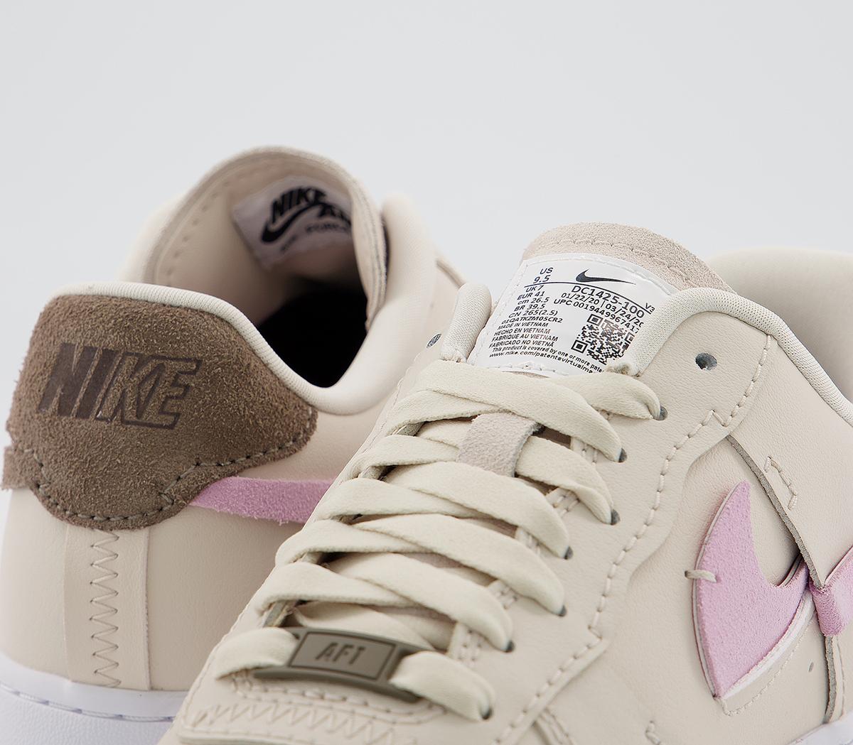air force 1 07 trainers light orewood artic pink