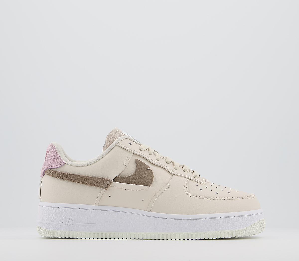 air force 1 07 trainers light orewood artic pink