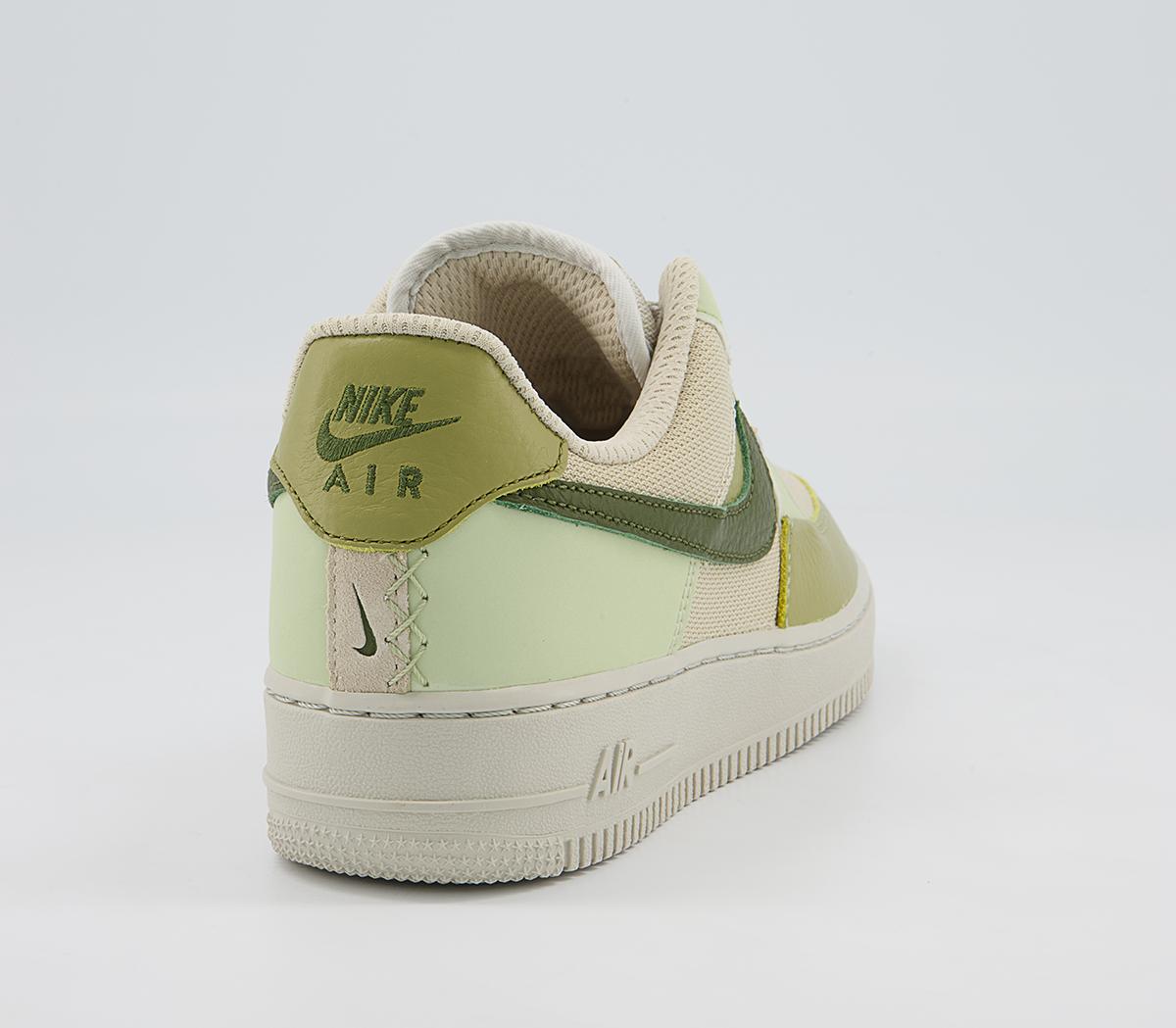 NikeAir Force 1 07 TrainersLight Bone Rough Green Olive Aura Coriander Cream