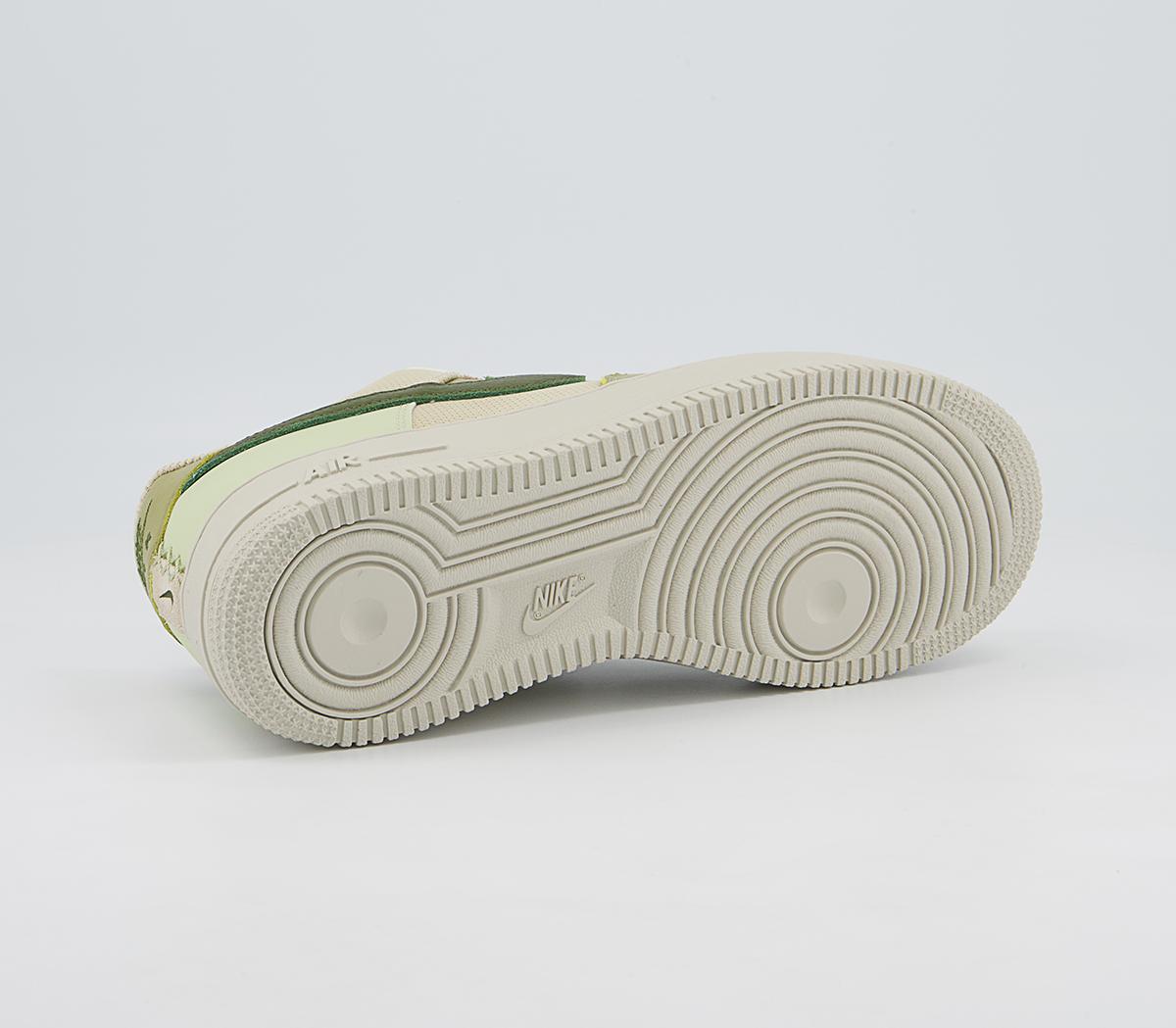 NikeAir Force 1 07 TrainersLight Bone Rough Green Olive Aura Coriander Cream