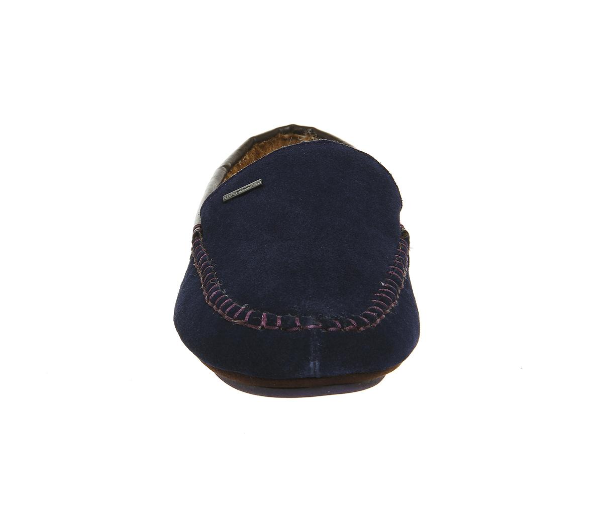 Ted BakerMoriss SlippersDark Blue Suede