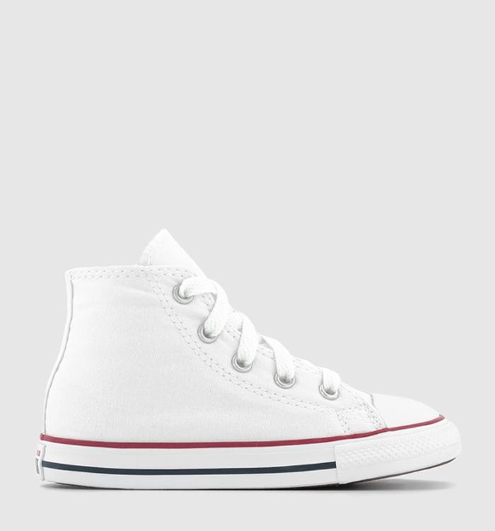 Converse All Star Hi Canvas Infant Trainers Optical White
