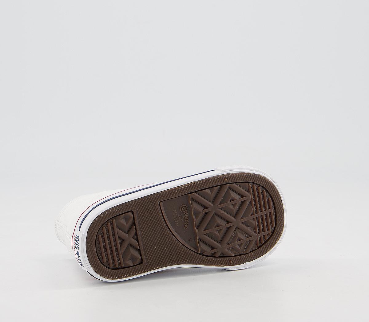 Converse All Star Hi Canvas Infant Trainers Converse All Star Hi Canvas Infant Trainers Optical White