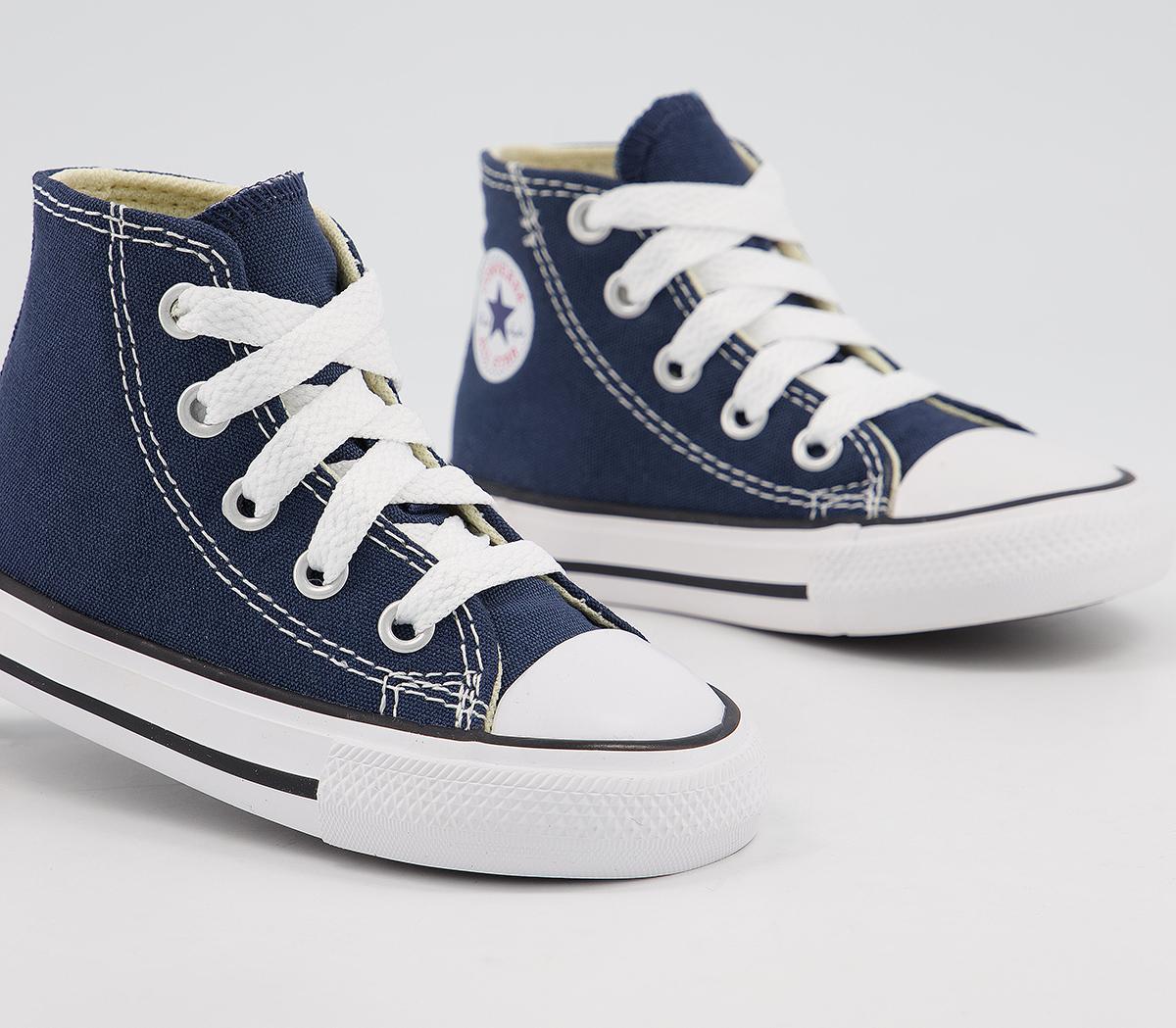 ConverseAll Star Hi Canvas Infant TrainersNavy Canvas