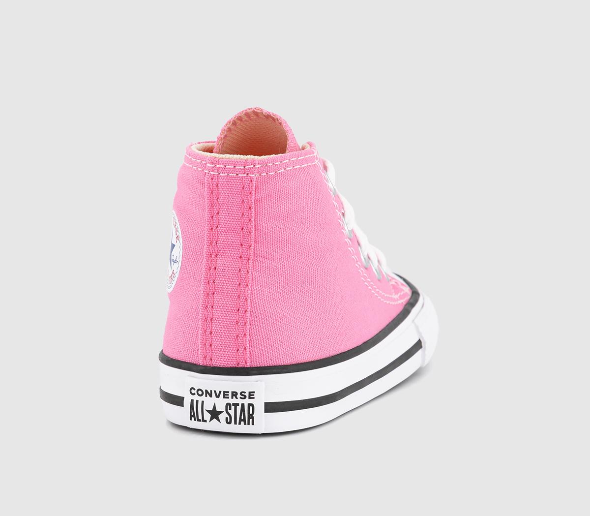 ConverseAll Star Hi Infant Canvas TrainersPink Canvas