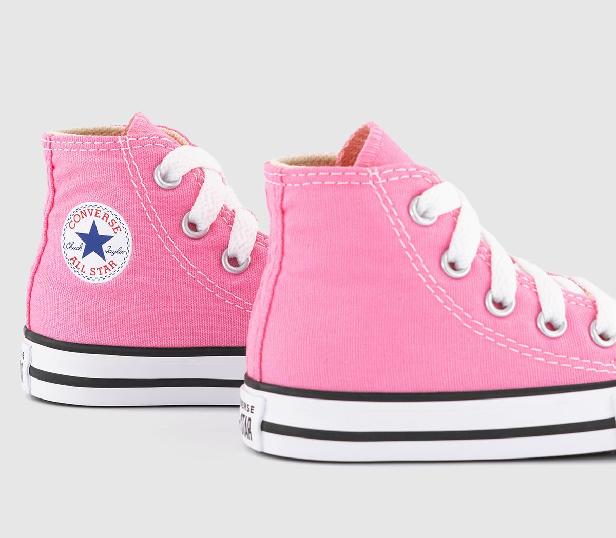 ConverseAll Star Hi Infant Canvas TrainersPink Canvas
