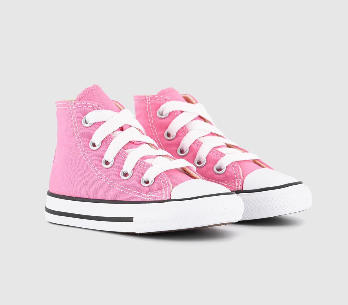 ConverseAll Star Hi Infant Canvas TrainersPink Canvas