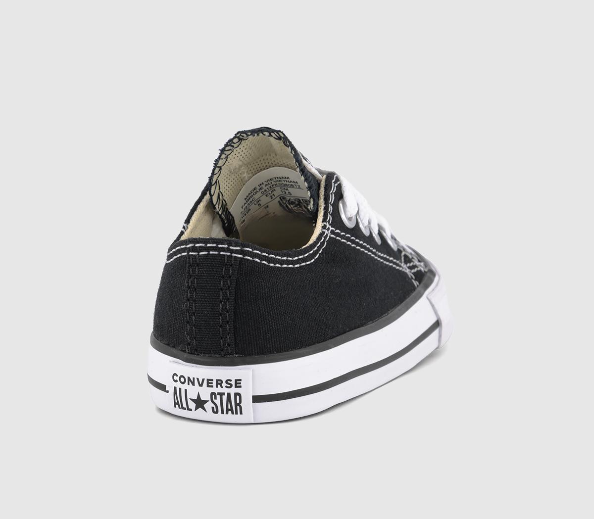 ConverseAll Star Low Infant TrainersBlack White
