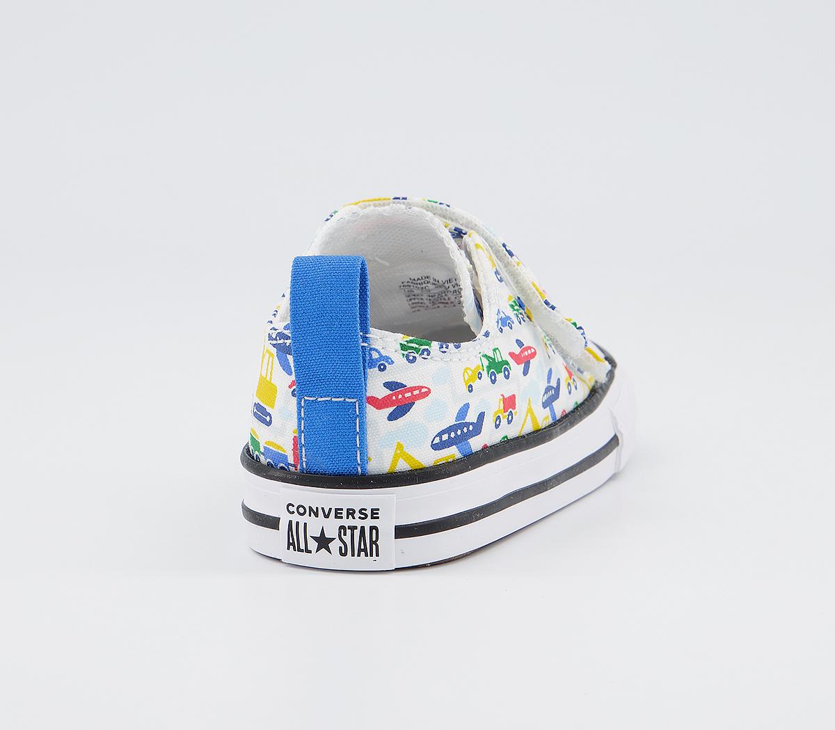 Converse All Star 2vlace Trainers Converse All Star 2vlace Trainers White Multi Vehicle Exclusive