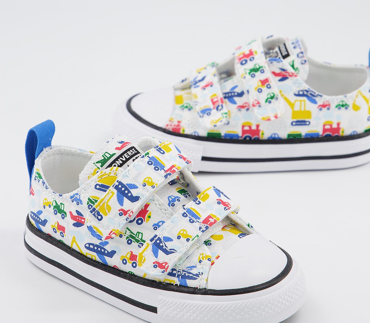 Converse All Star 2vlace Trainers Converse All Star 2vlace Trainers White Multi Vehicle Exclusive