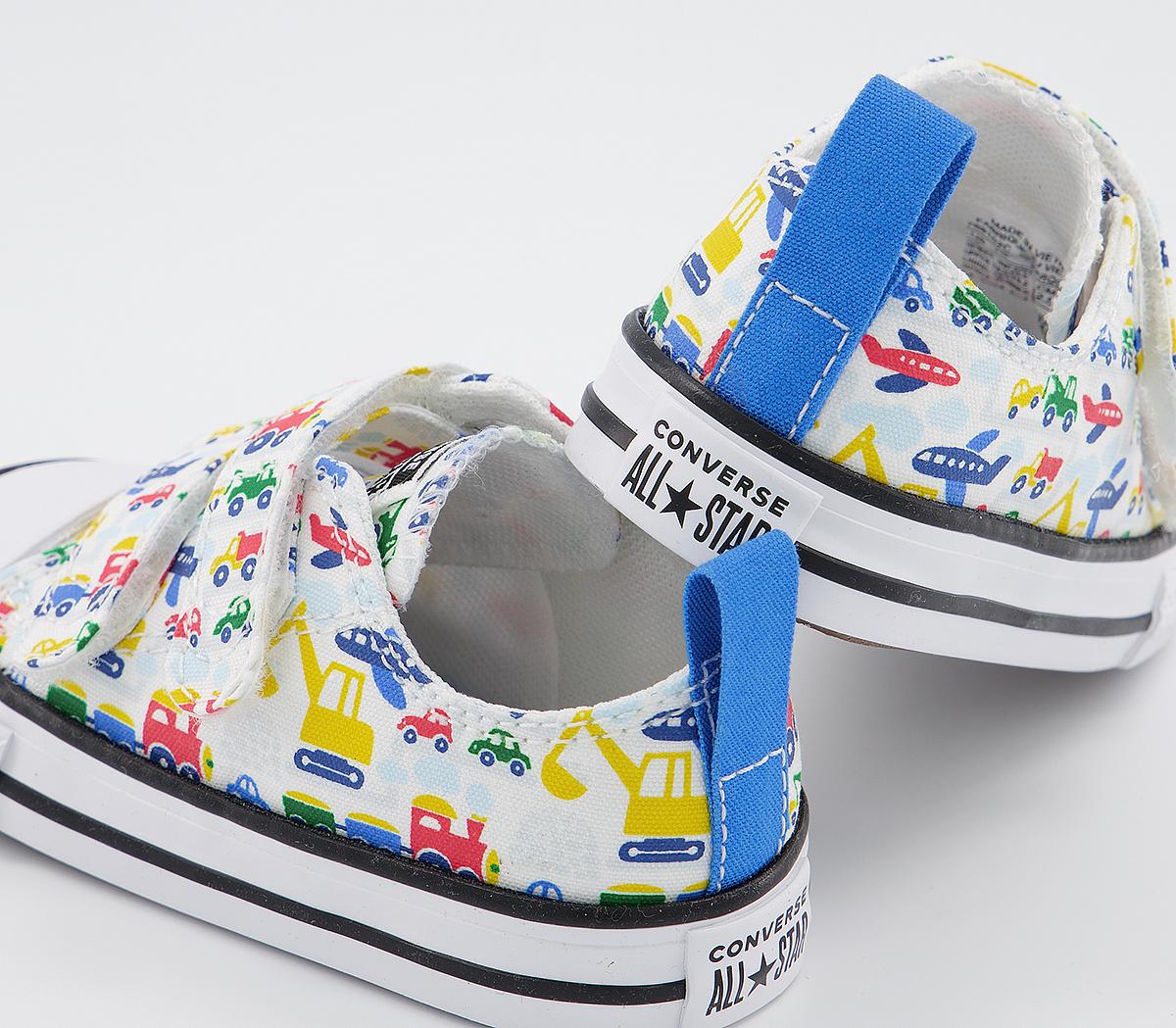 Converse All Star 2vlace Trainers Converse All Star 2vlace Trainers White Multi Vehicle Exclusive
