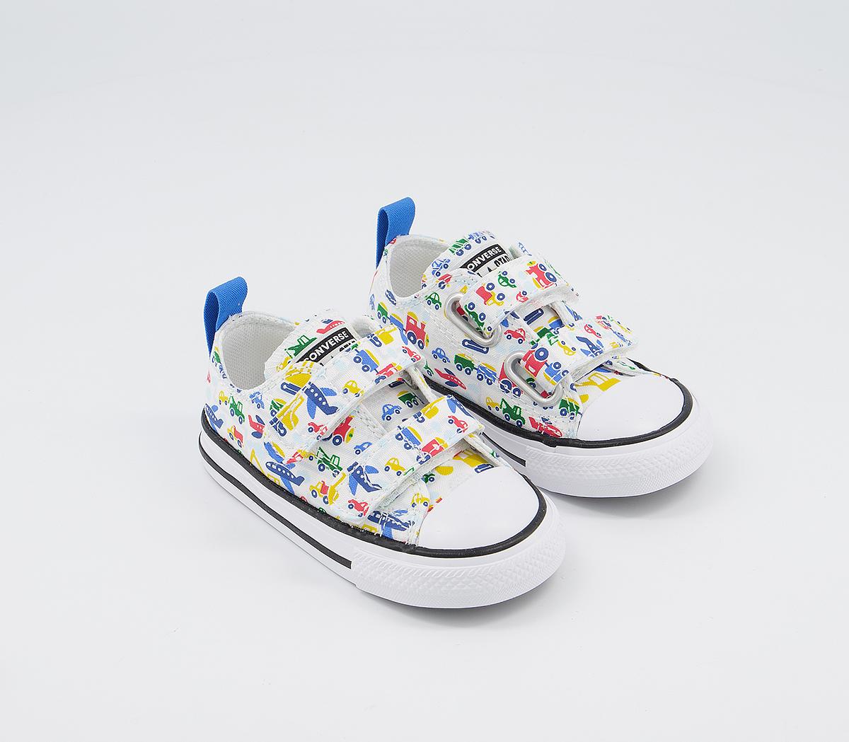 Converse All Star 2vlace Trainers Converse All Star 2vlace Trainers White Multi Vehicle Exclusive