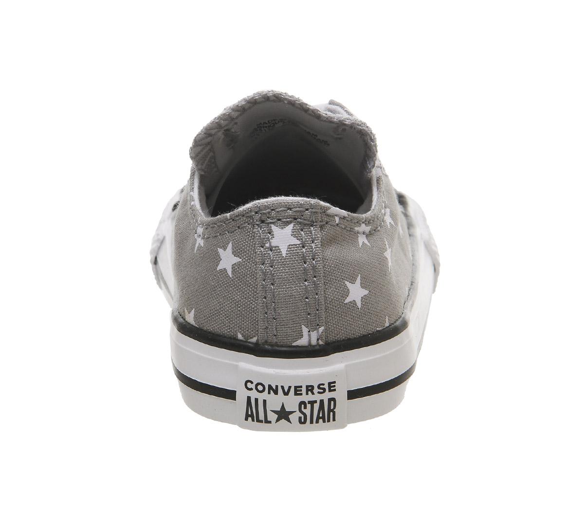 ConverseAllstar Low InfantGrey White Star Exclusive