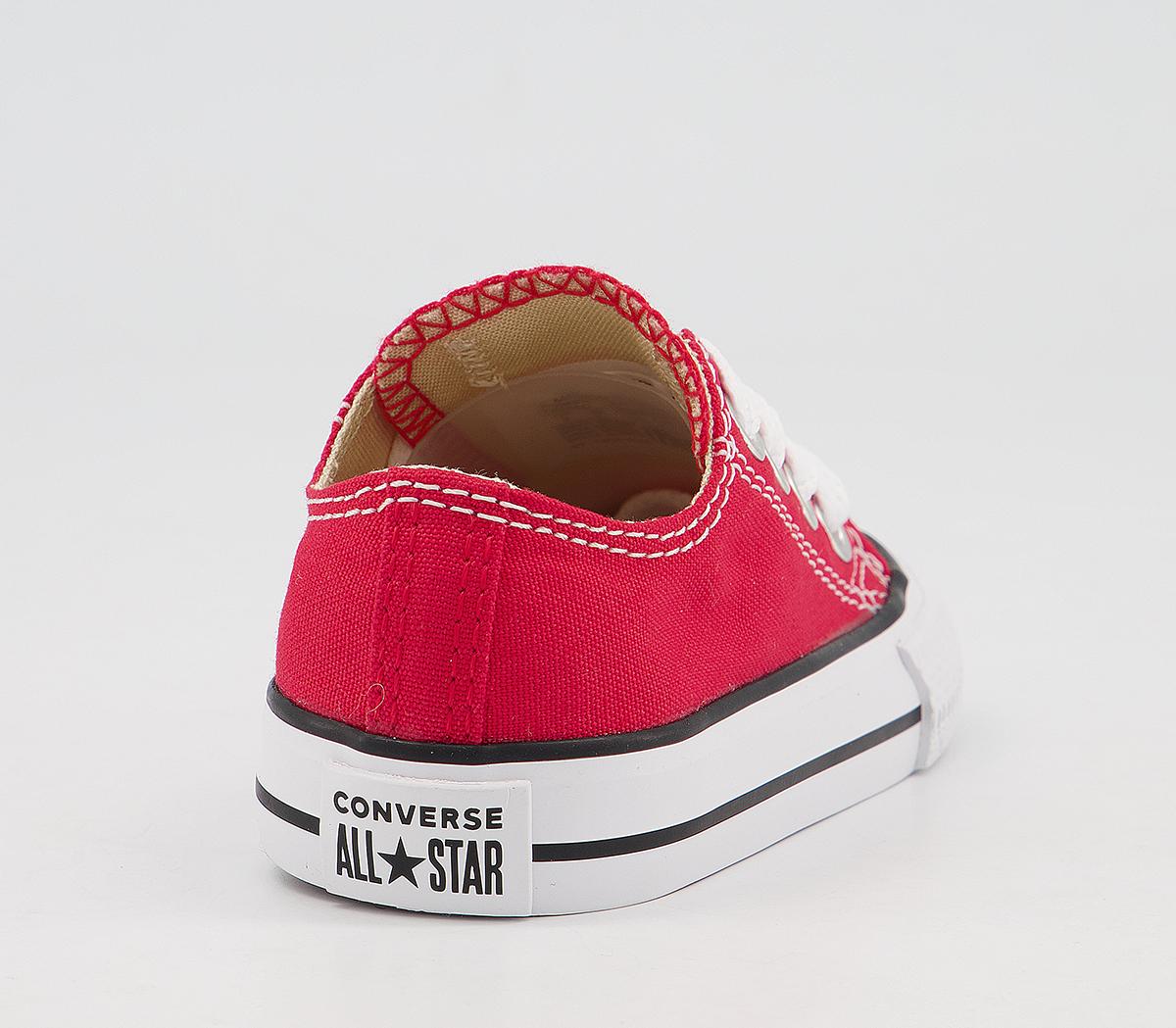 Converse All Star Low Infant Trainers Converse All Star Low Infant Trainers Red