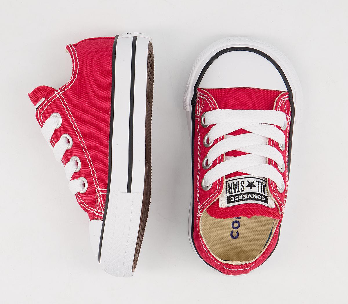 Converse All Star Low Infant Trainers Converse All Star Low Infant Trainers Red