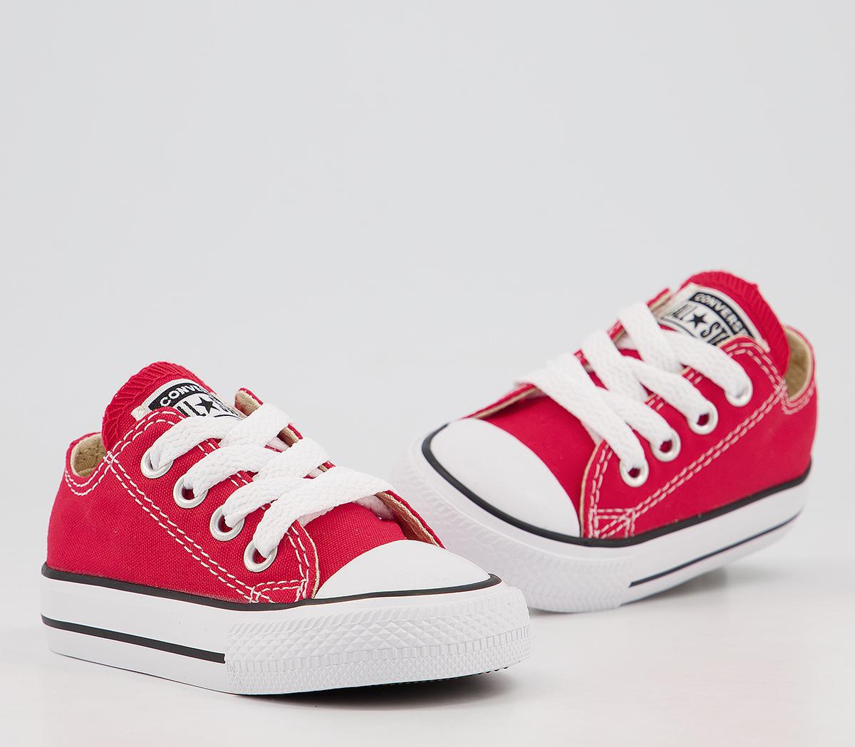 Converse All Star Low Infant Trainers Converse All Star Low Infant Trainers Red