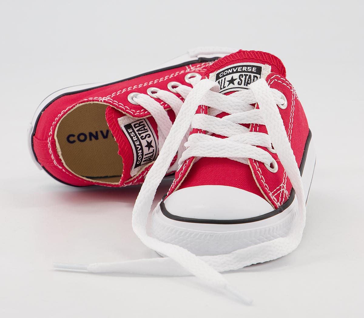Converse All Star Low Infant Trainers Converse All Star Low Infant Trainers Red