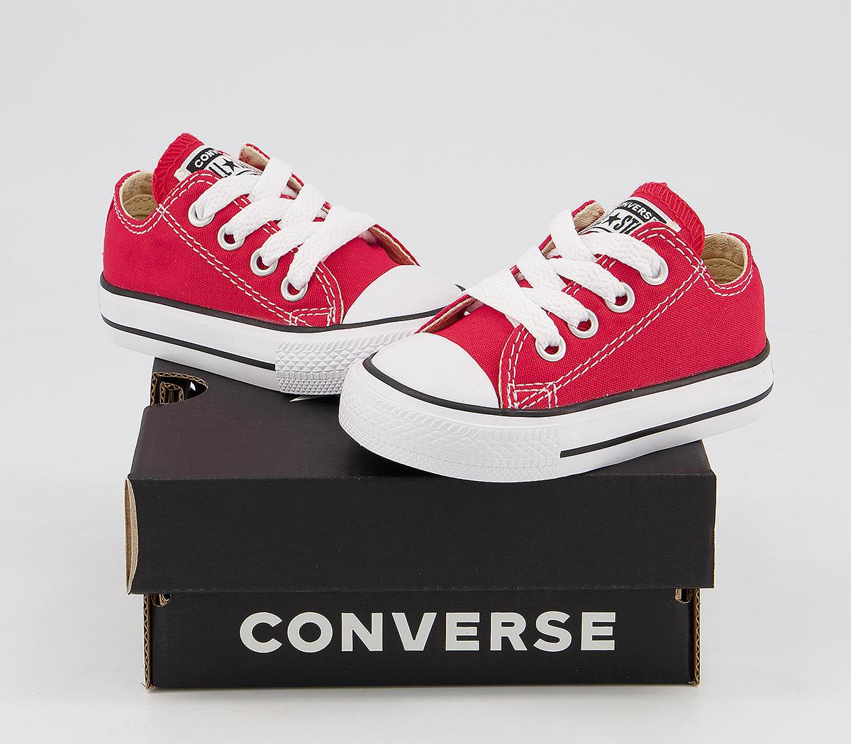 Converse All Star Low Infant Trainers Converse All Star Low Infant Trainers Red