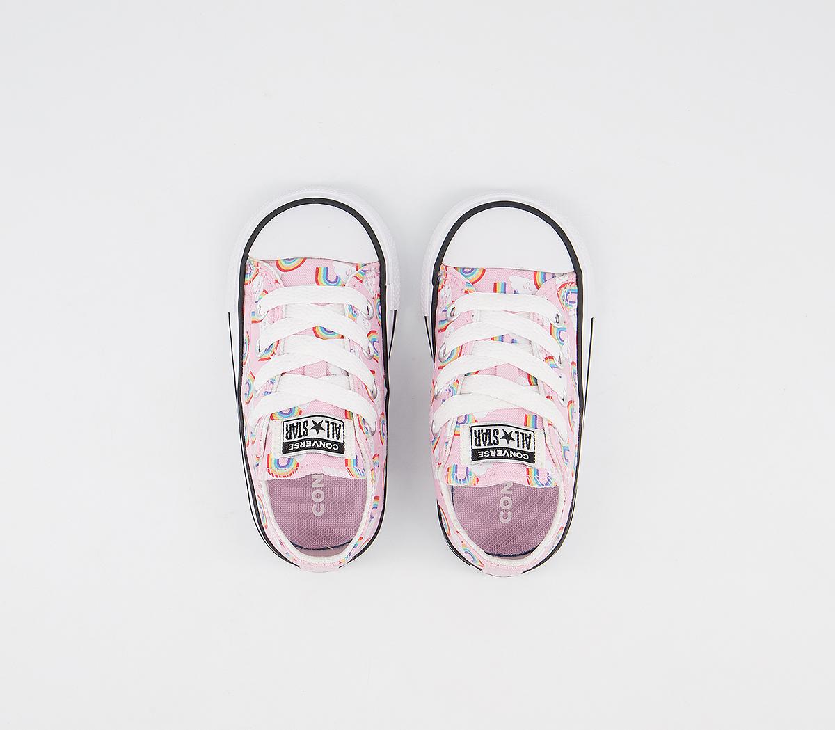 ConverseAll Star Low Infant TrainersCherry Blossom Multi White Rainbow