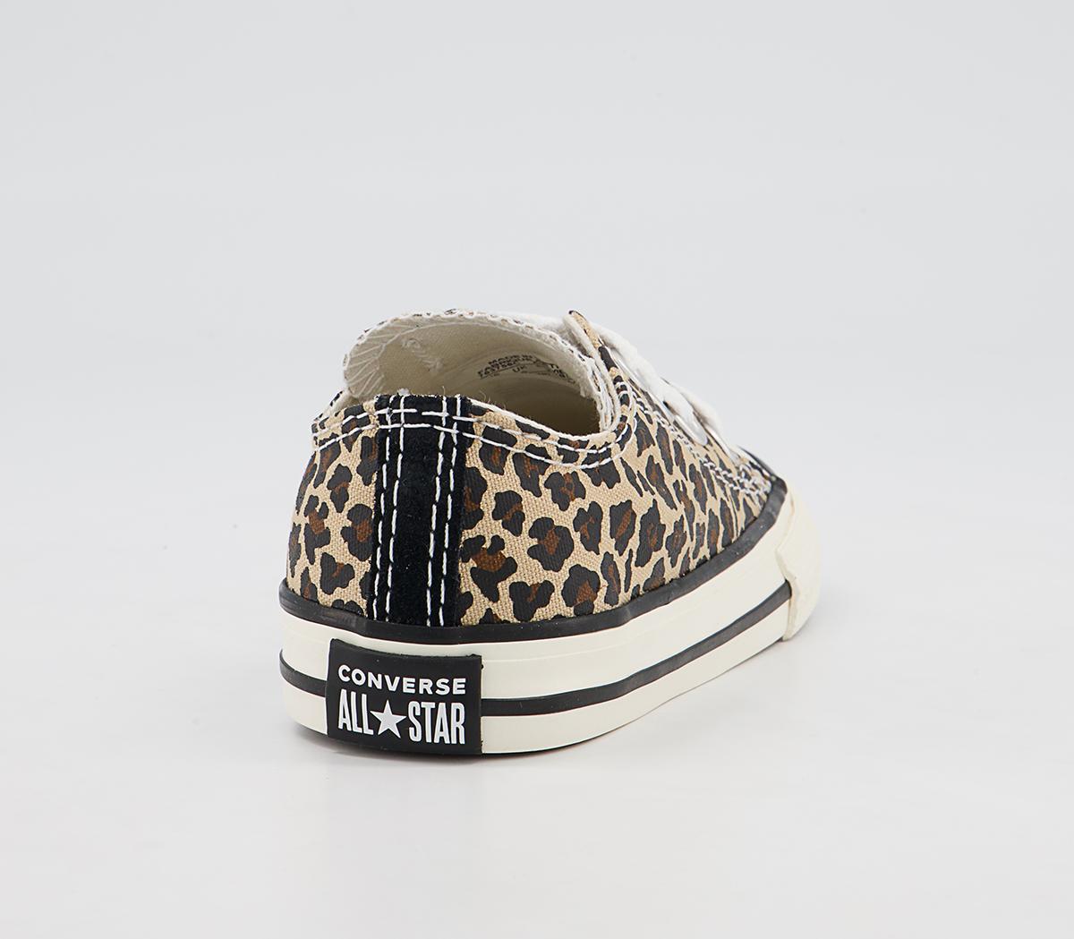 Converse All Star Low Infant Trainers Converse All Star Low Infant Trainers Leopard