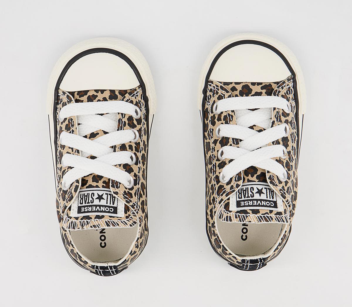 Converse All Star Low Infant Trainers Converse All Star Low Infant Trainers Leopard