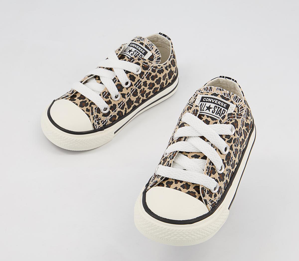 Converse All Star Low Infant Trainers Converse All Star Low Infant Trainers Leopard