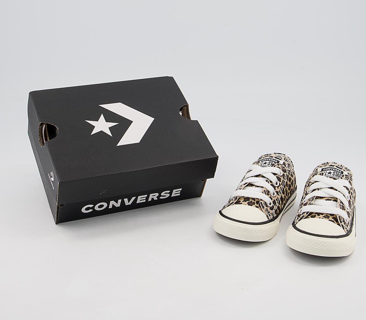 Converse All Star Low Infant Trainers Converse All Star Low Infant Trainers Leopard