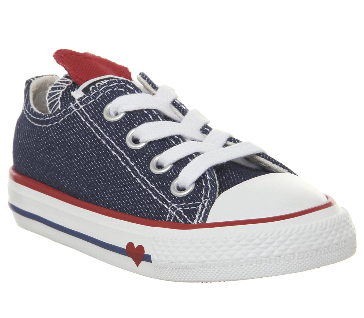 Denim heart clearance converse