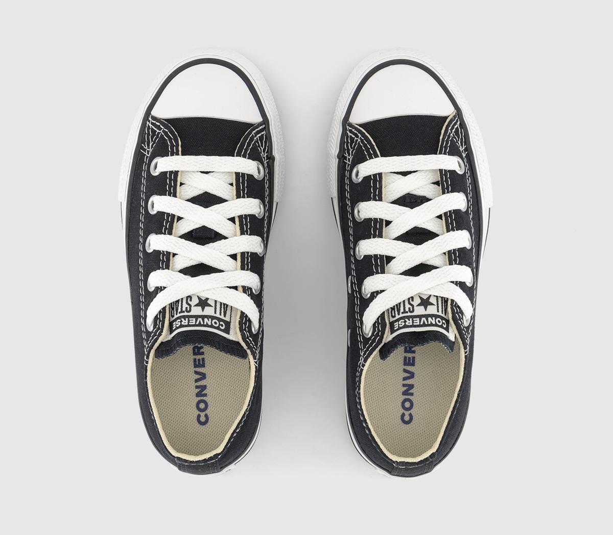 ConverseAll Star Low Kids Trainers ConverseAll Star Low Kids TrainersBlack White