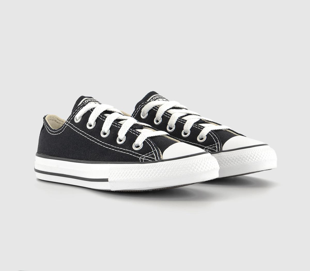 ConverseAll Star Low Kids TrainersBlack White