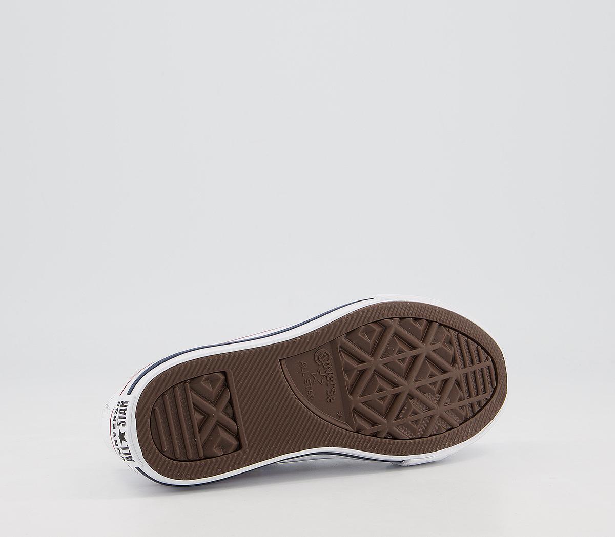 Converse All Star Low Youth Trainers Converse All Star Low Youth Trainers Optical White Leather