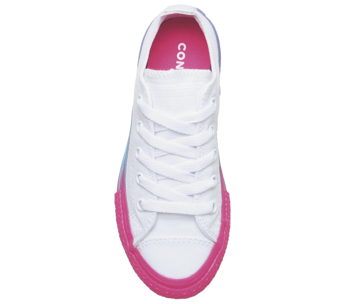 ConverseAll Star Low YouthWhite Racer Pink Black