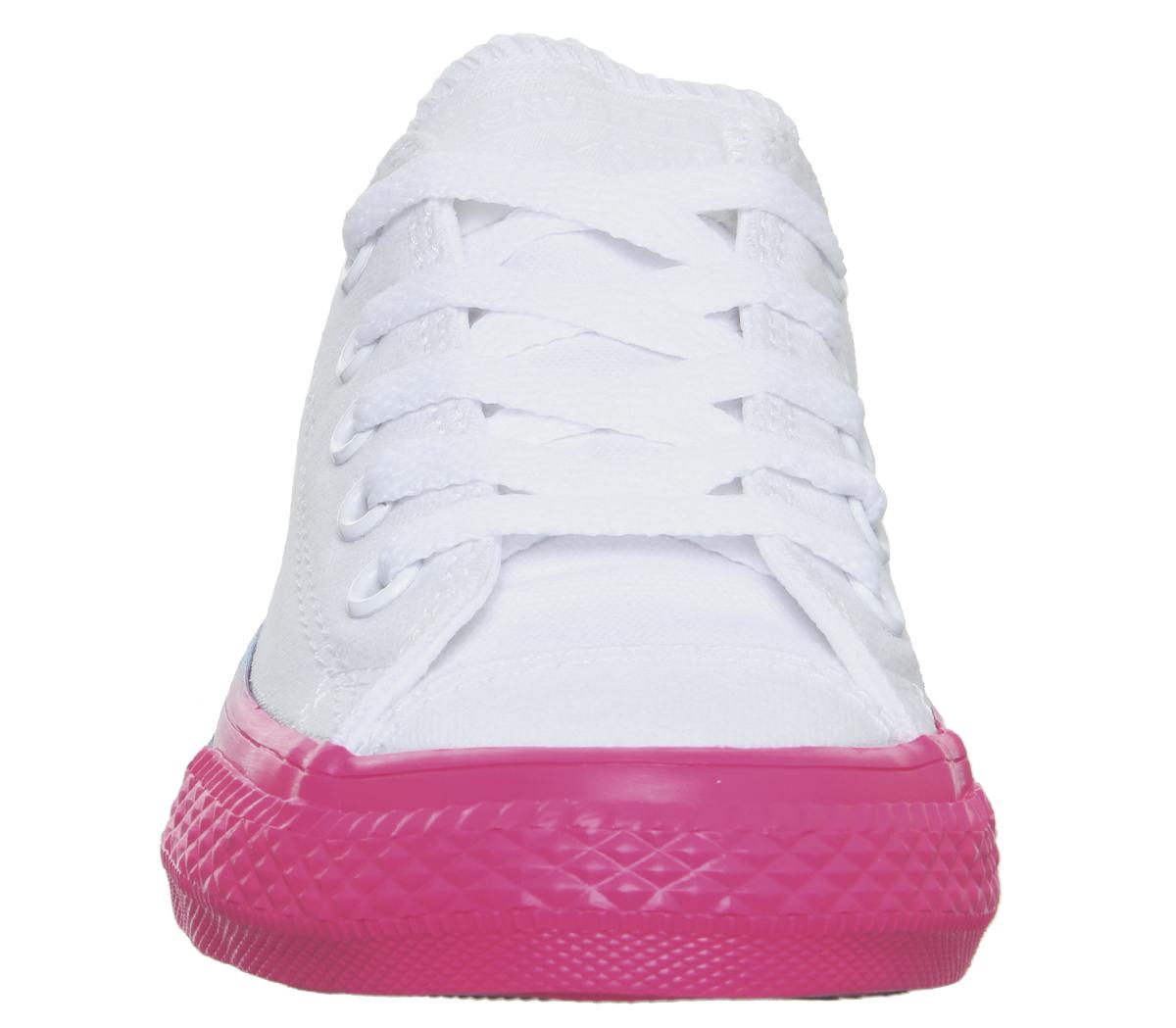 ConverseAll Star Low YouthWhite Racer Pink Black
