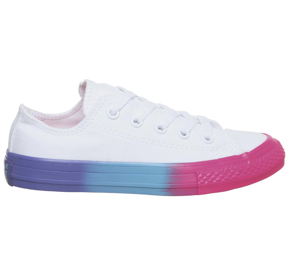 ConverseAll Star Low YouthWhite Racer Pink Black