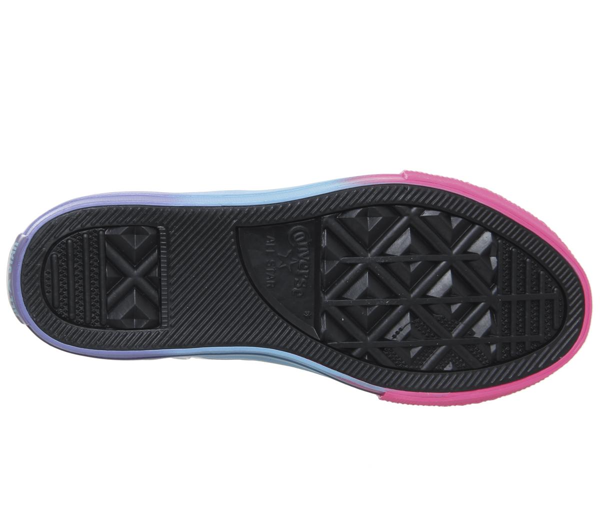 ConverseAll Star Low YouthWhite Racer Pink Black