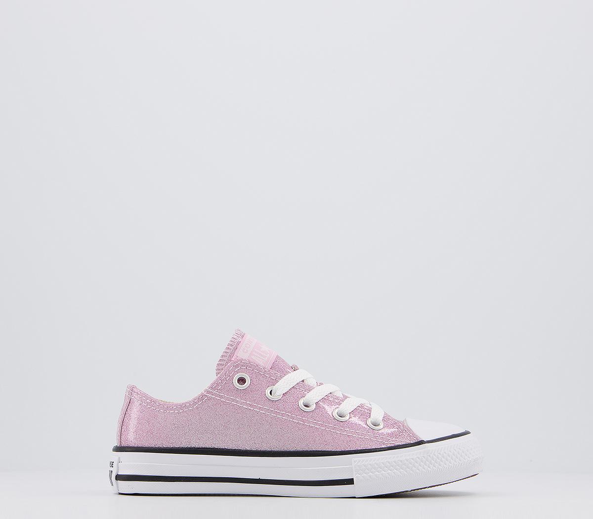 ConverseAll Star Low Youth TrainersPink Glaze Gliter