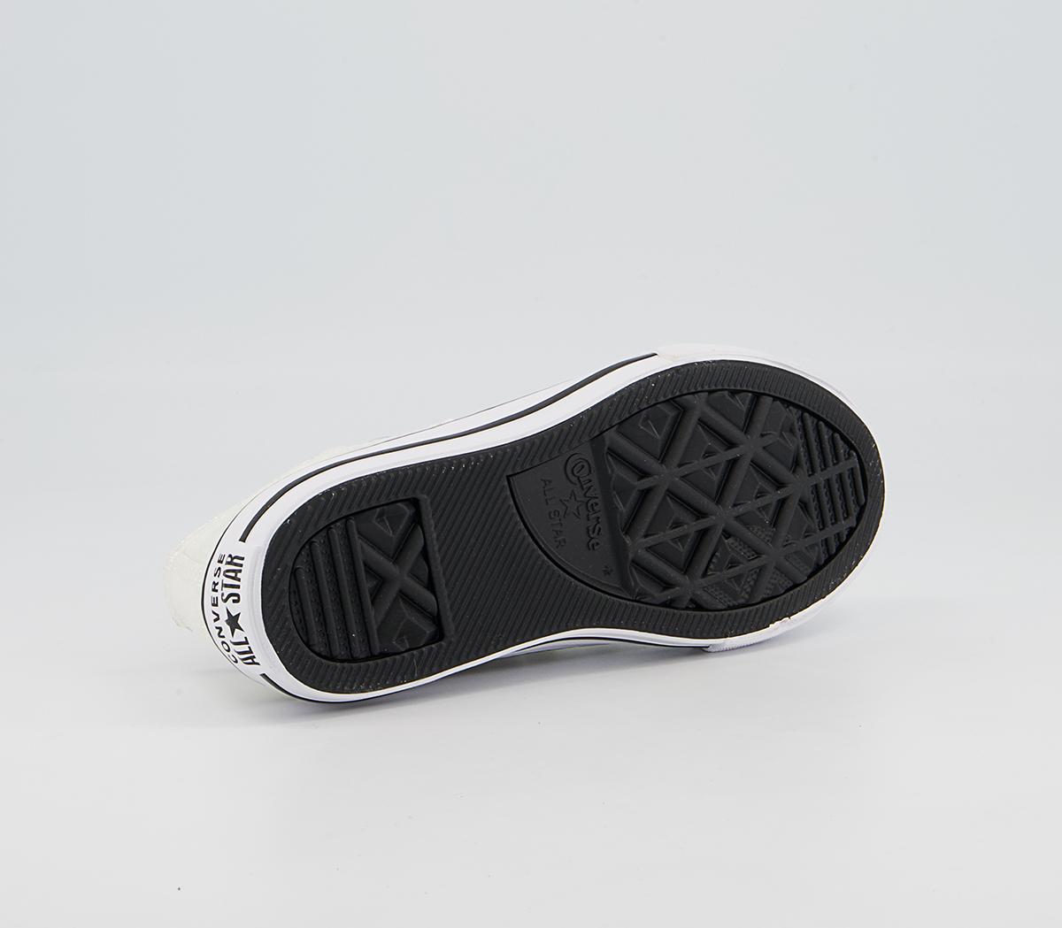 Converse All Star Low Youth Trainers Converse All Star Low Youth Trainers Silver Black White Glitter