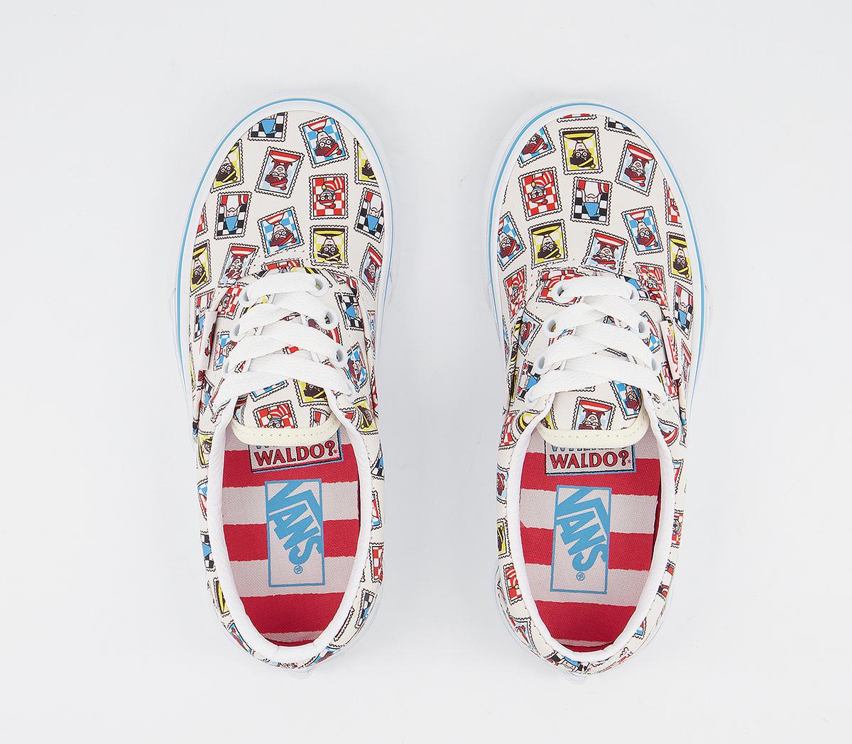 Vans Era Kids Trainers Vans Era Kids Trainers Wheres Waldo Postage