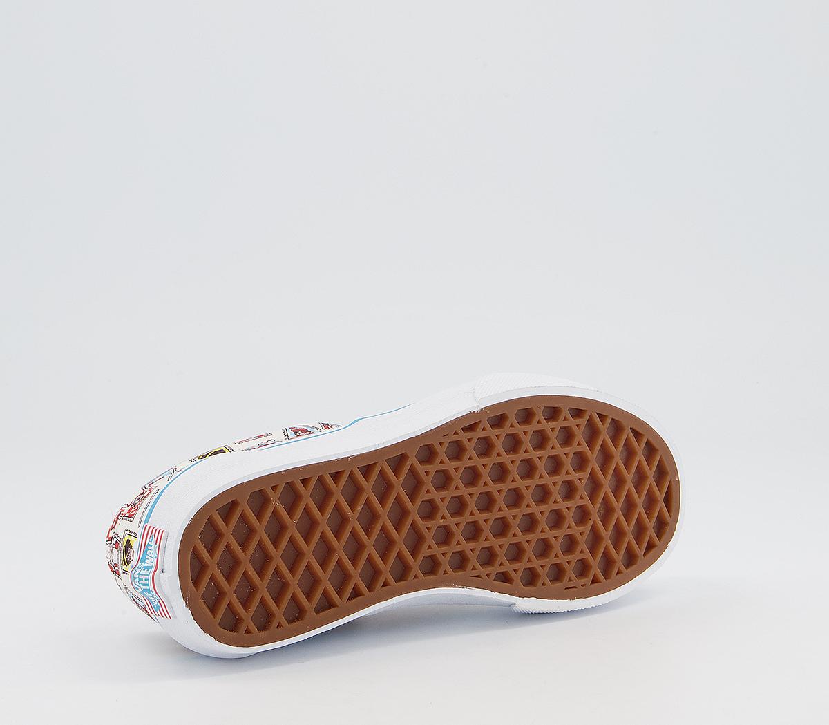 Vans Era Kids Trainers Vans Era Kids Trainers Wheres Waldo Postage