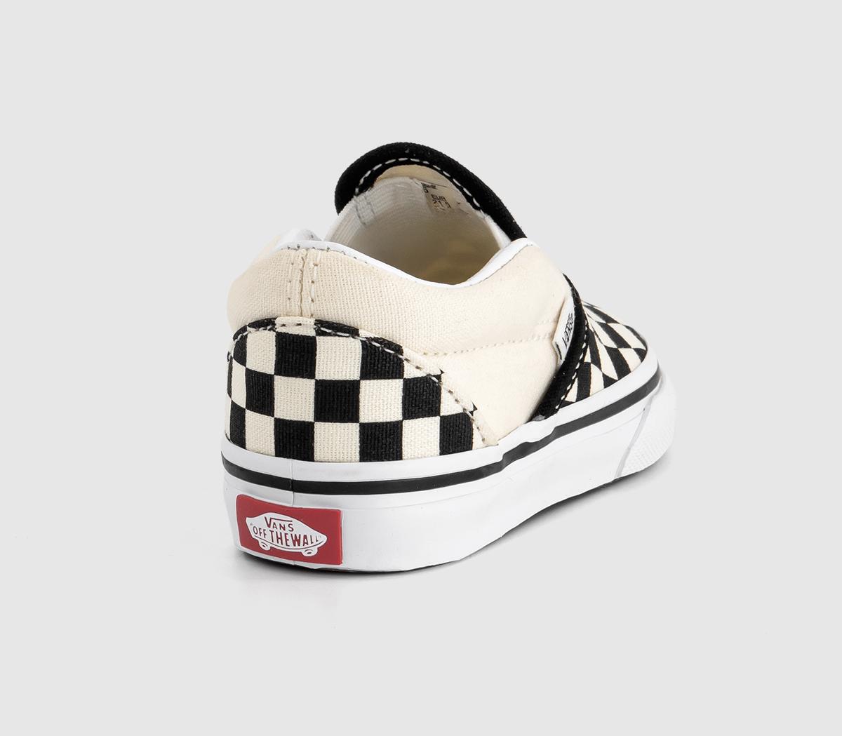 VansClassic Slip On Trainers Toddlers VansClassic Slip On Trainers ToddlersBlack White Checkboard