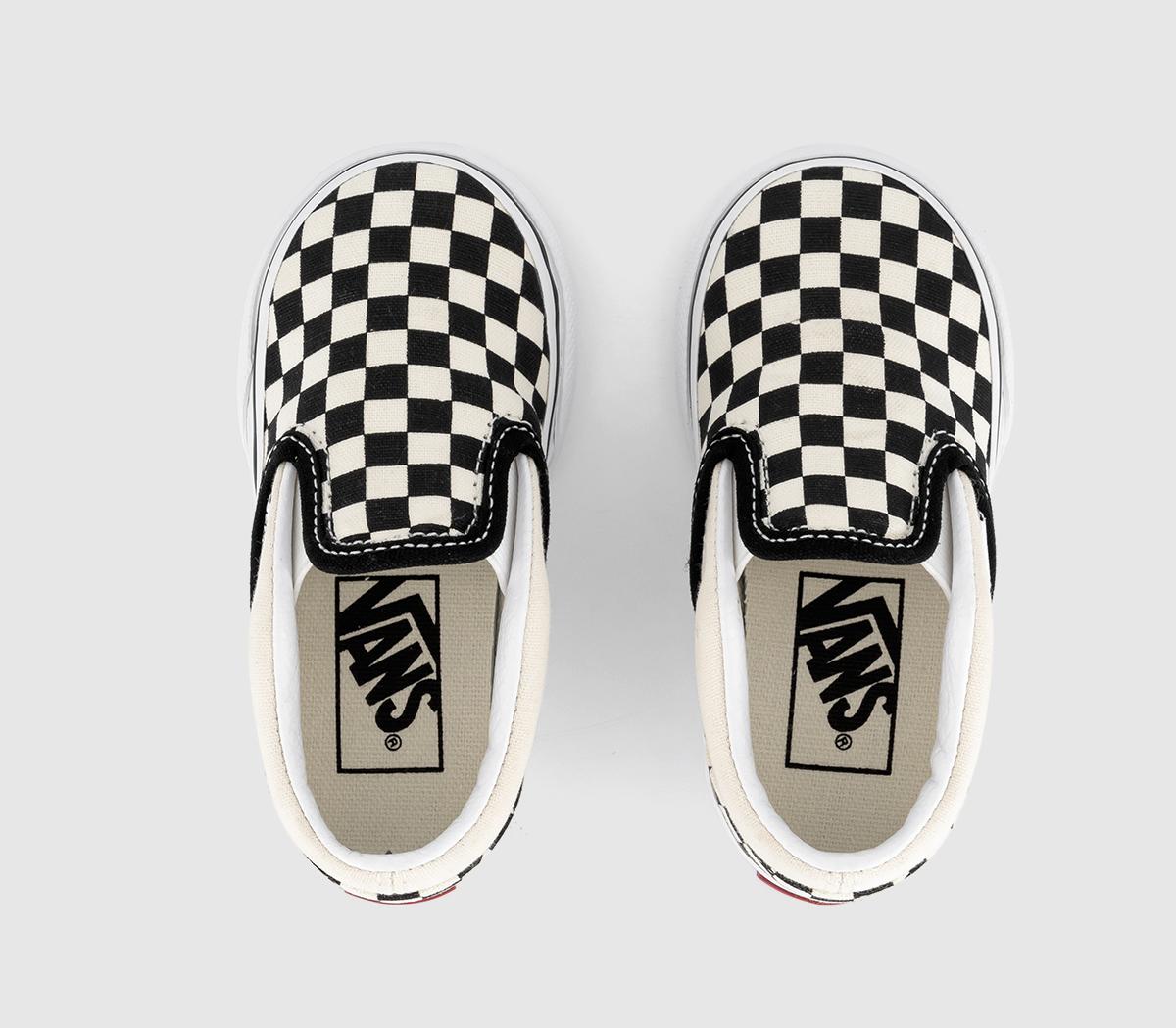 Vans Classic Slip On Toddlers Black White Checkboard - Unisex