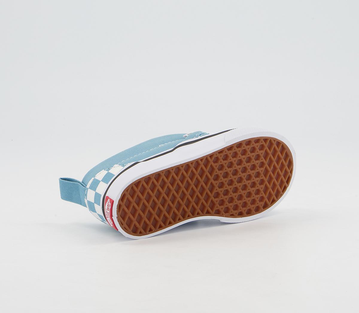VansClassic Slip On Toddlers TrainersCheckerboard Blue True White