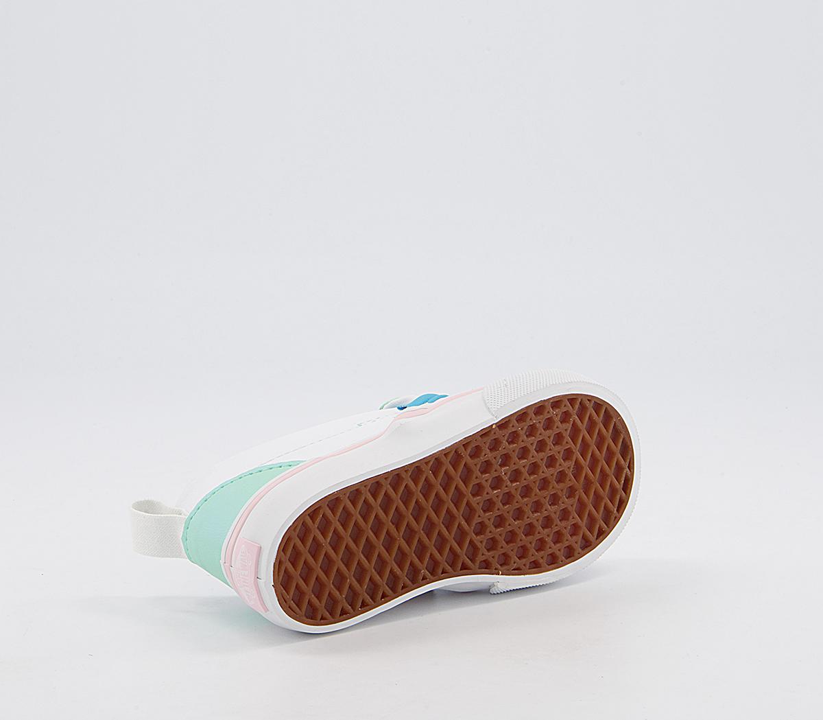 VansClassic Slip On Toddler TrainersUnicorn Blue Iridescent