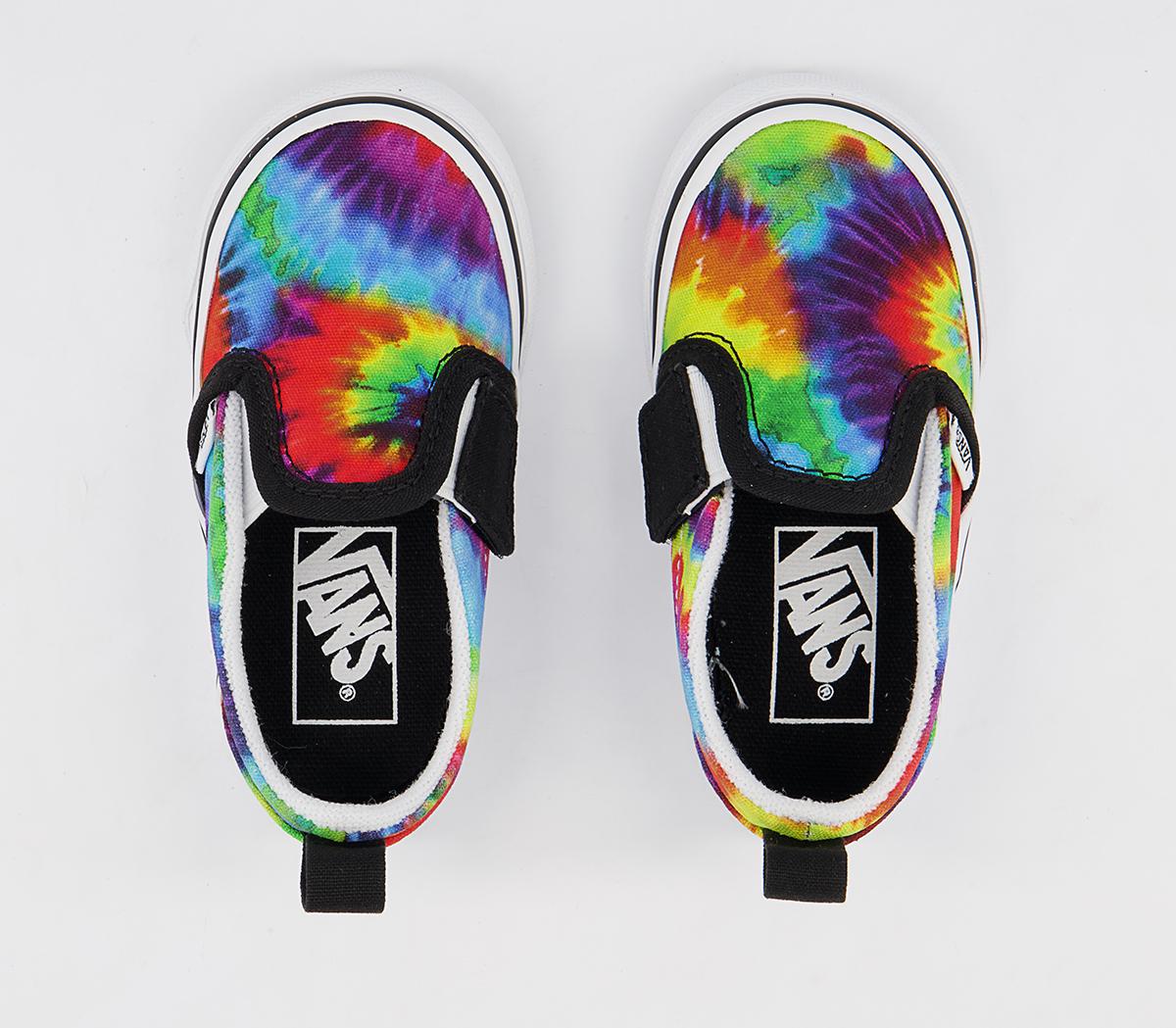 Vans Classic Slip On Toddlers Trainers Vans Classic Slip On Toddlers Trainers Tie Dye Multi True White