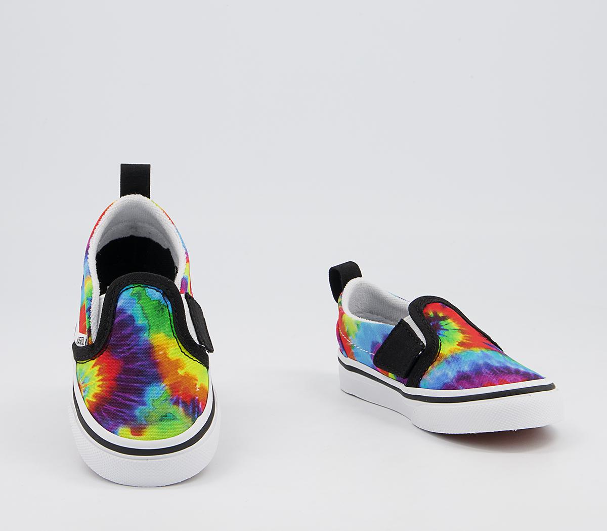 Vans Classic Slip On Toddlers Trainers Vans Classic Slip On Toddlers Trainers Tie Dye Multi True White