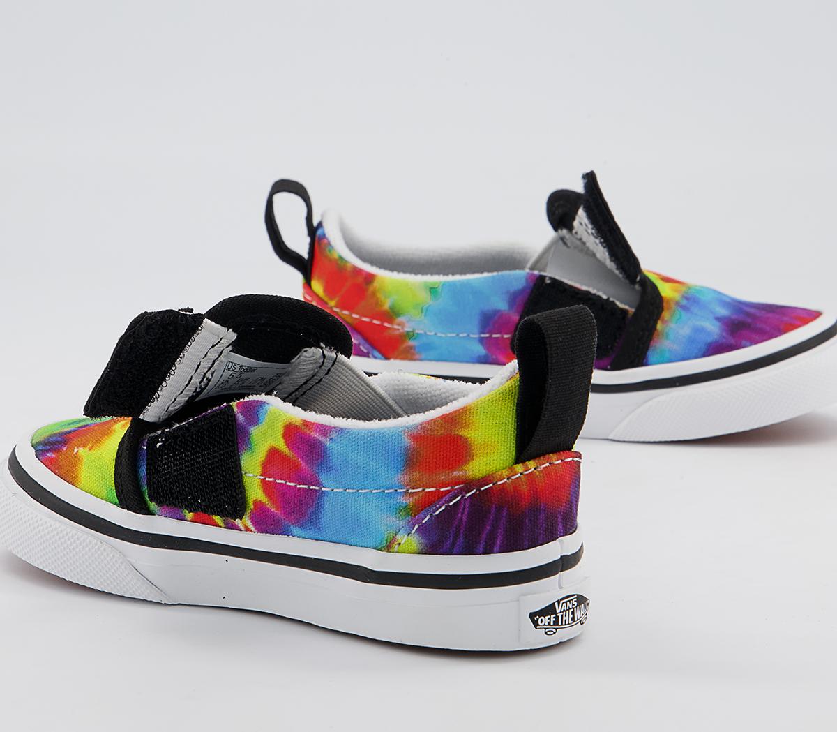 Vans Classic Slip On Toddlers Trainers Vans Classic Slip On Toddlers Trainers Tie Dye Multi True White