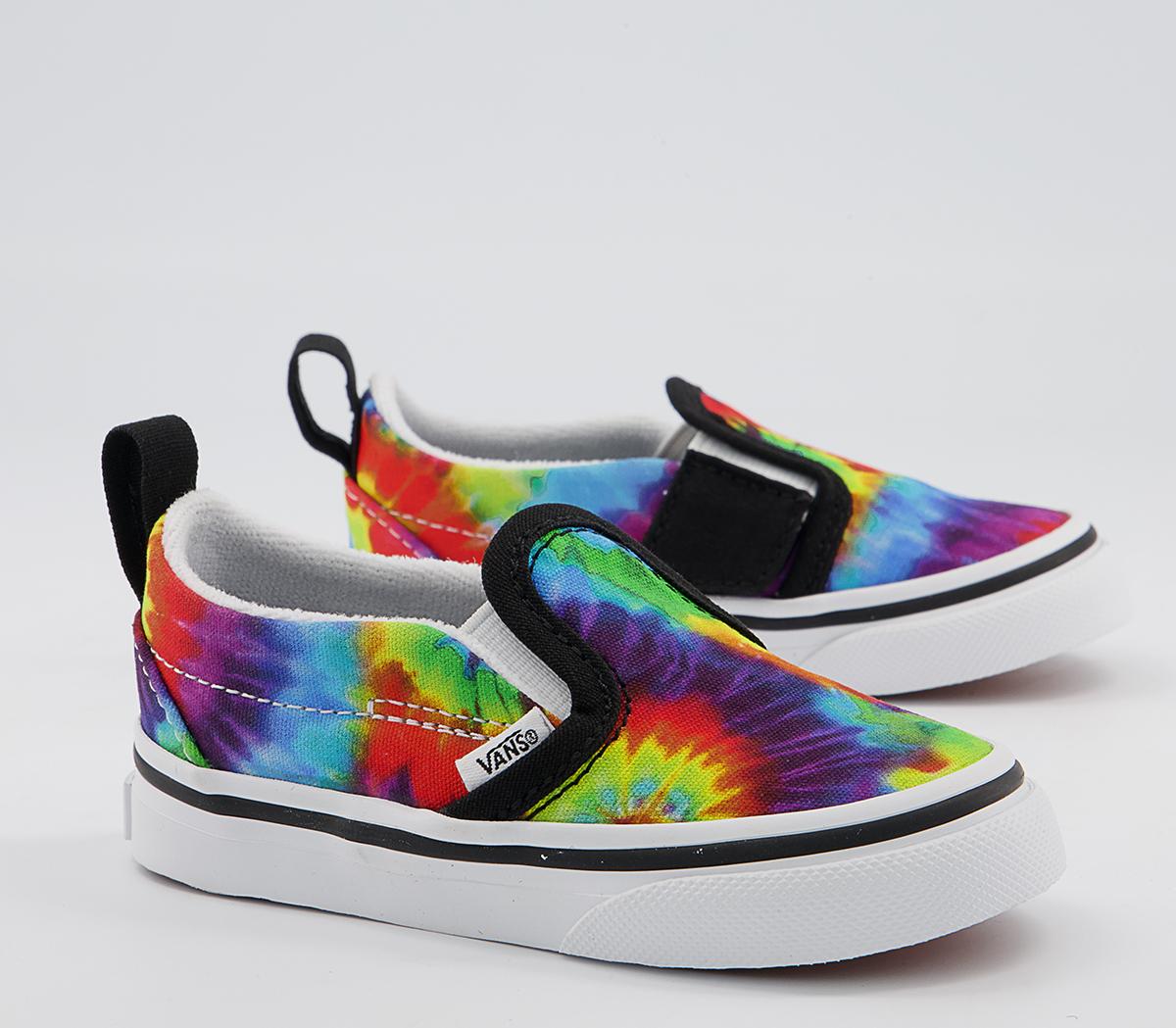 Vans Classic Slip On Toddlers Trainers Vans Classic Slip On Toddlers Trainers Tie Dye Multi True White