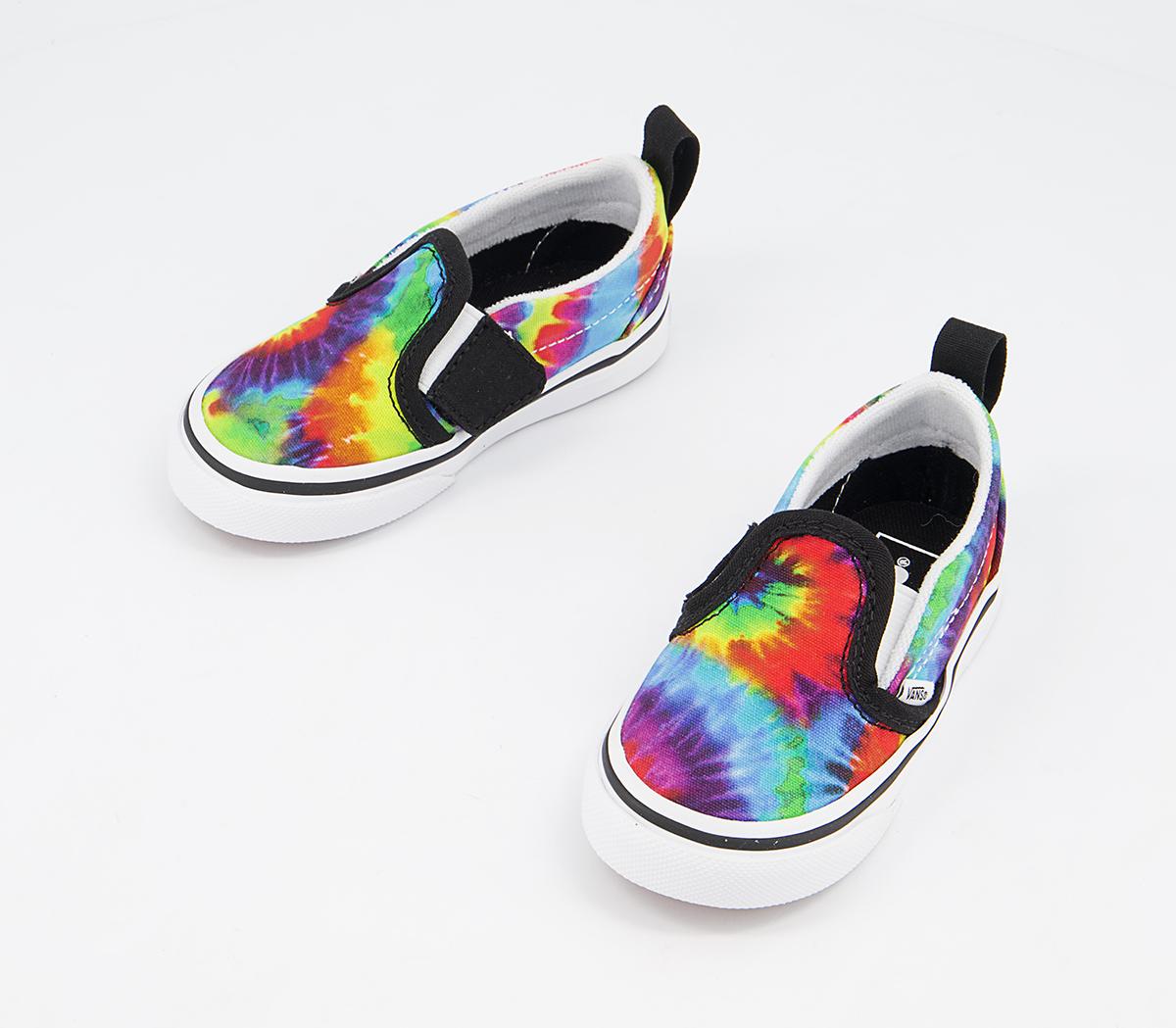 Vans Classic Slip On Toddlers Trainers Vans Classic Slip On Toddlers Trainers Tie Dye Multi True White